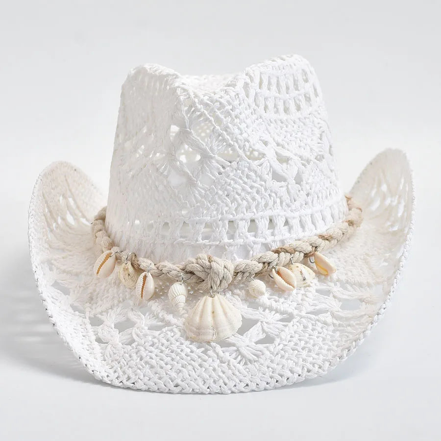 Coastal Shell Weave Hat - Trend Vibes