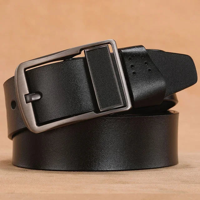 Monarch Full-Grain Leather Belt - Trend Vibes