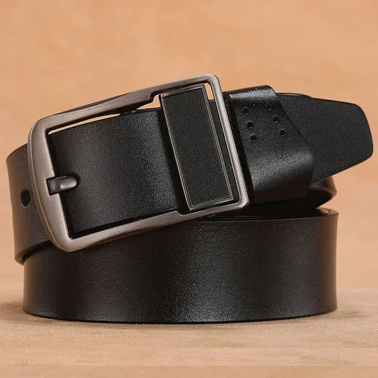 Monarch Full-Grain Leather Belt - Trend Vibes