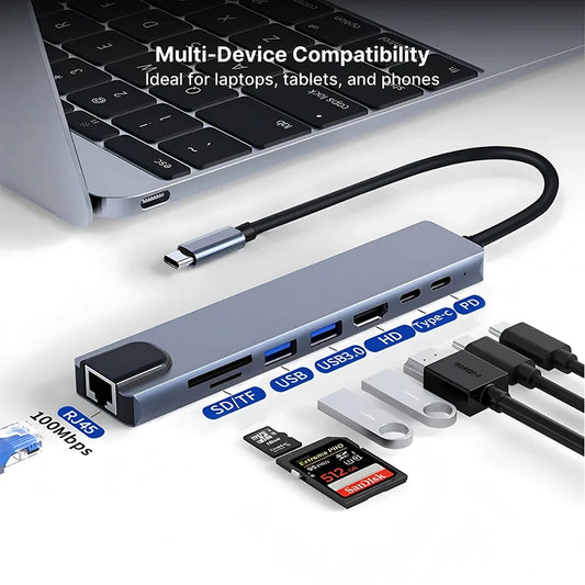 8-in-1 USB-C ProHub™ - Trend Vibes