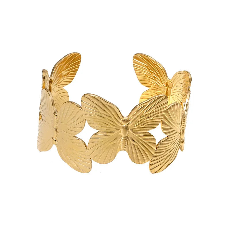 Blossom Golden Cuff - Trend Vibes