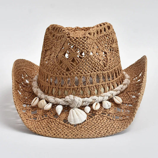 Coastal Shell Weave Hat - Trend Vibes