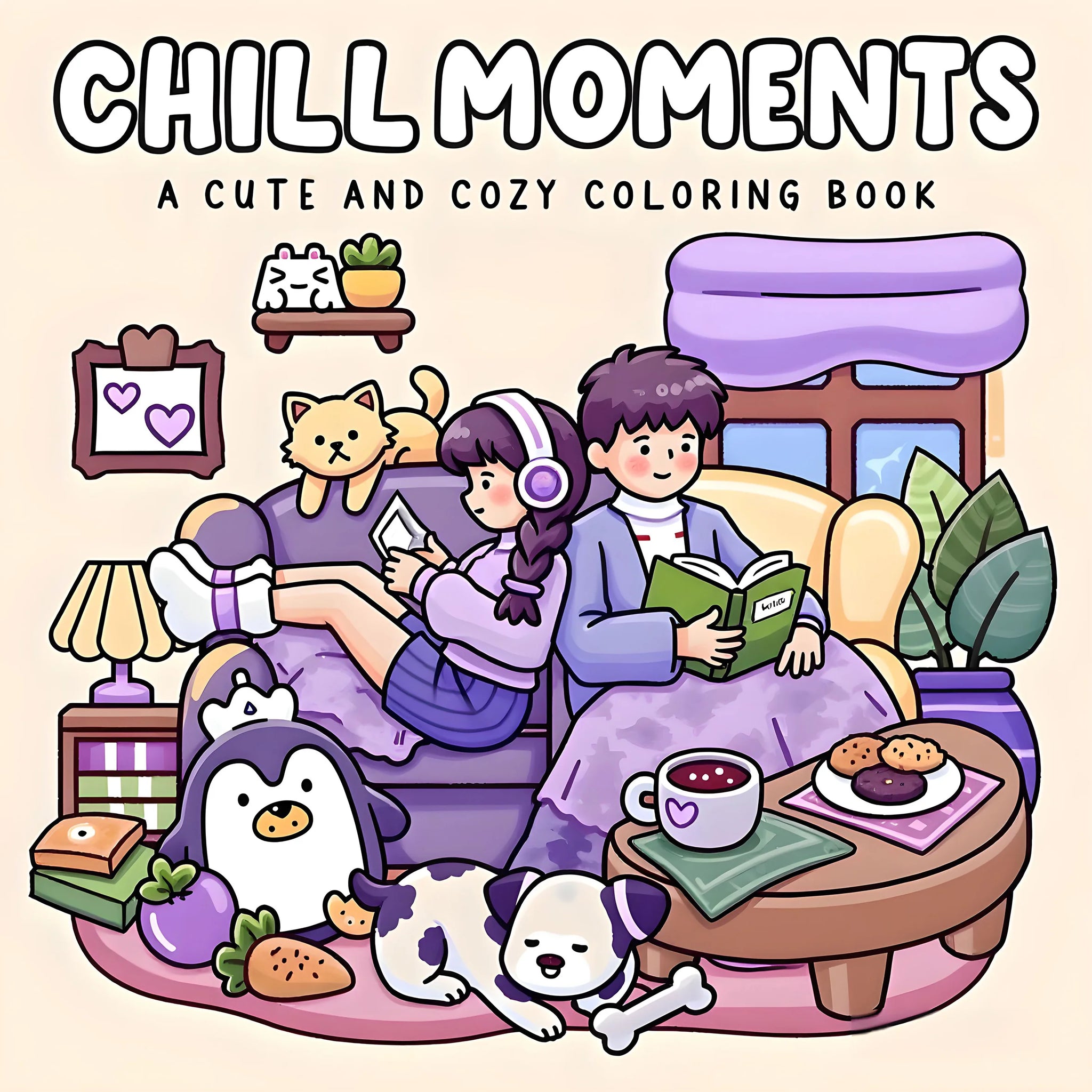 Chill Moments™ Cozy Coloring Book