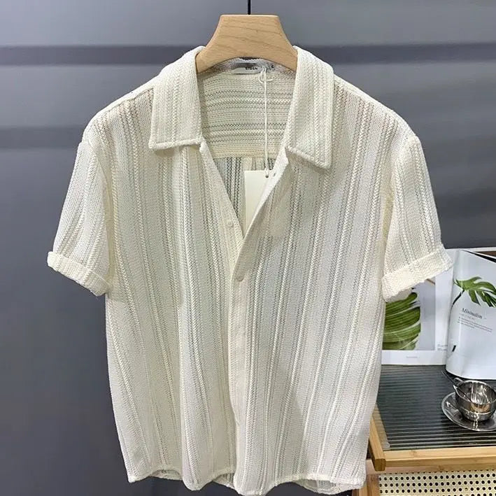 Breeze Knit Summer Shirt - Trend Vibes