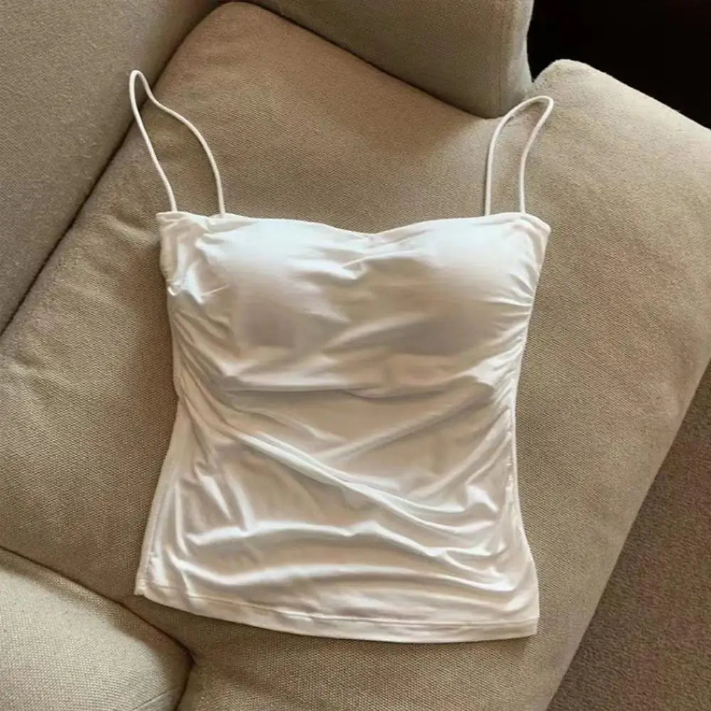 RucheEase Built-In Bra Cami - Trend Vibes