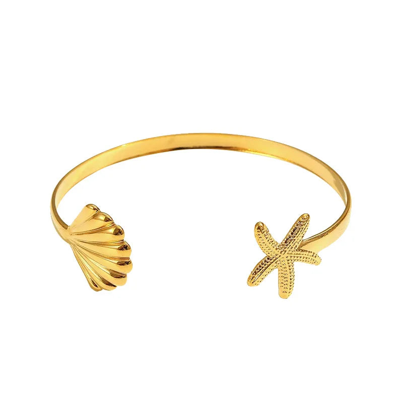 Blossom Golden Cuff - Trend Vibes