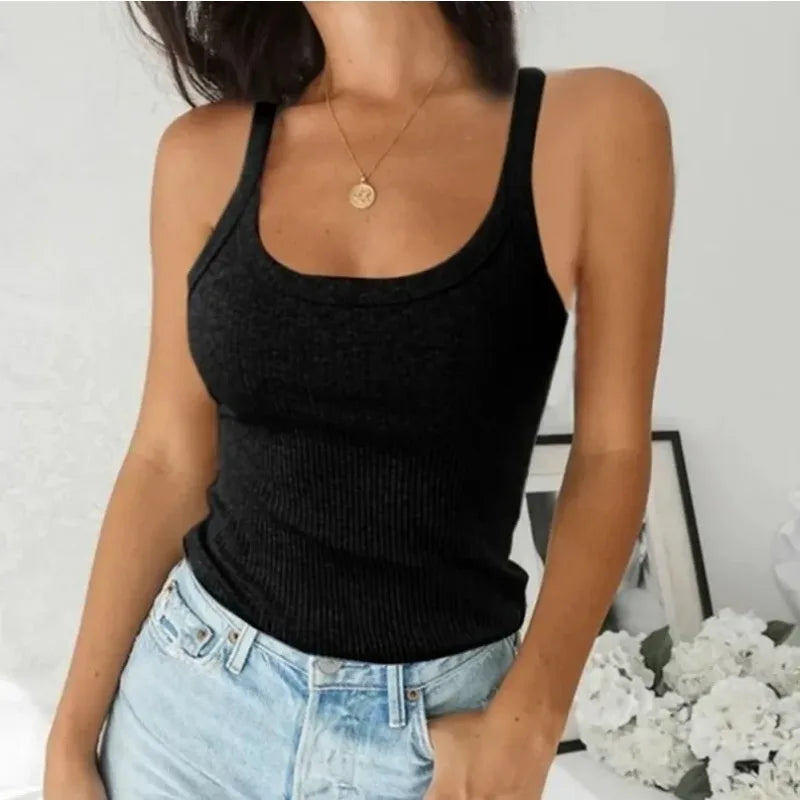 Essential Ribbed Tank - Trend Vibes