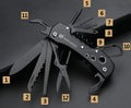 GrandHarvest 11-in-1 Tactical Folding Knife - Trend Vibes