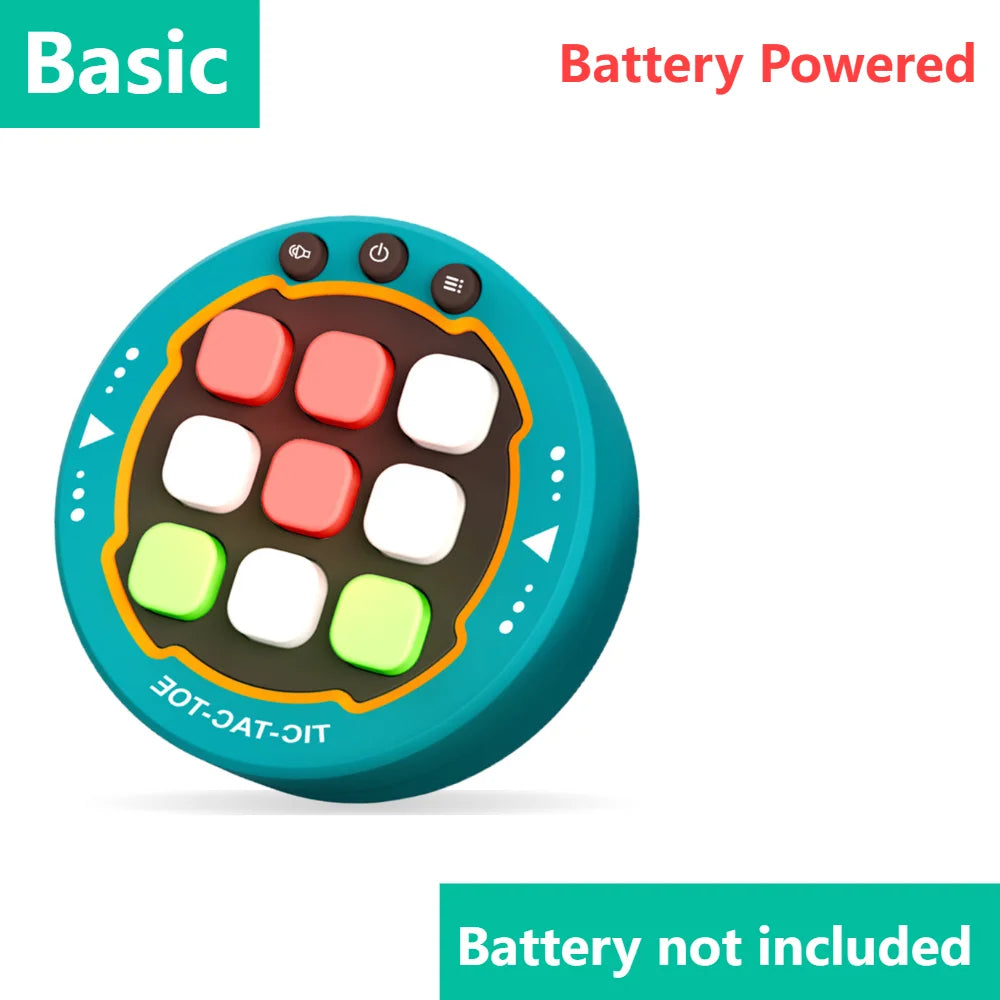 3 in 1 Tic-Tac-Toe Game Handheld Puzzle Game Console Electronic Children's Electronic Toys Chess Board Game Kids Creative Gifts - Trend Vibes