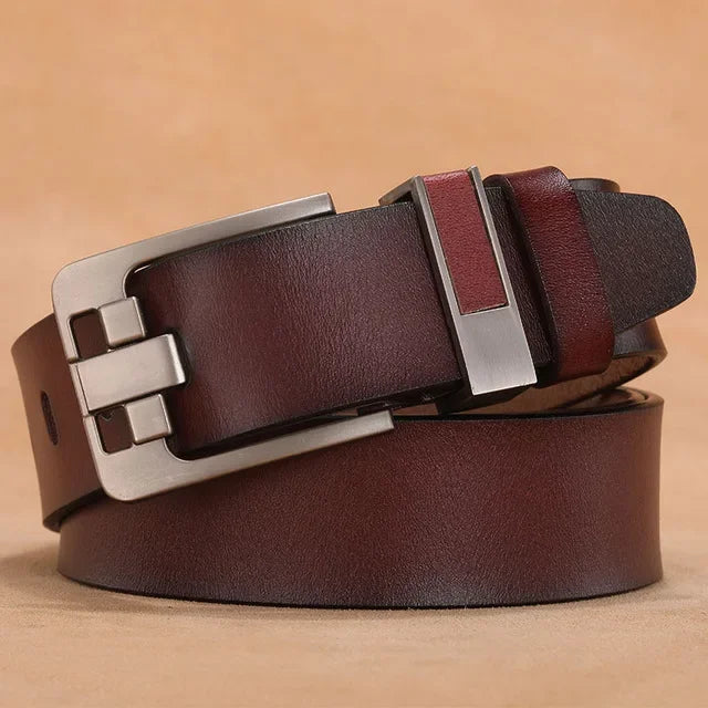 Monarch Full-Grain Leather Belt - Trend Vibes