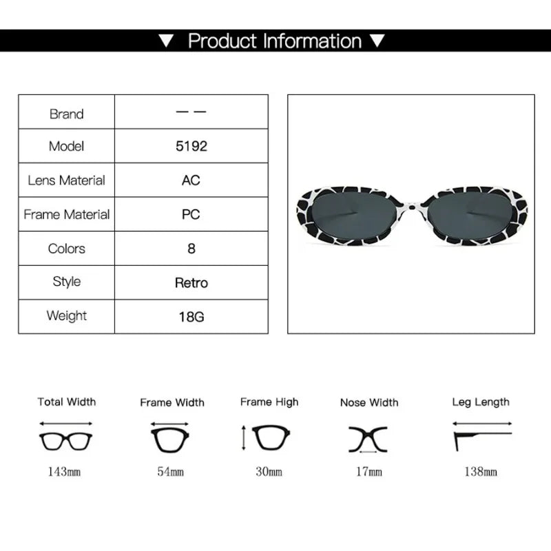 Vintage Oval™ Small-Frame Sunglasses - Trend Vibes