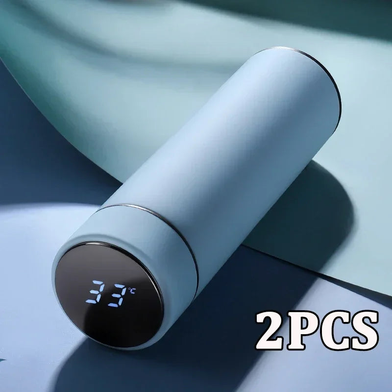 Intelligent Temperature Display Thermal Mug 304 Stainless Steel Thermos Bottle Long-lasting Heat Preservation Cute Water Bottle - Trend Vibes