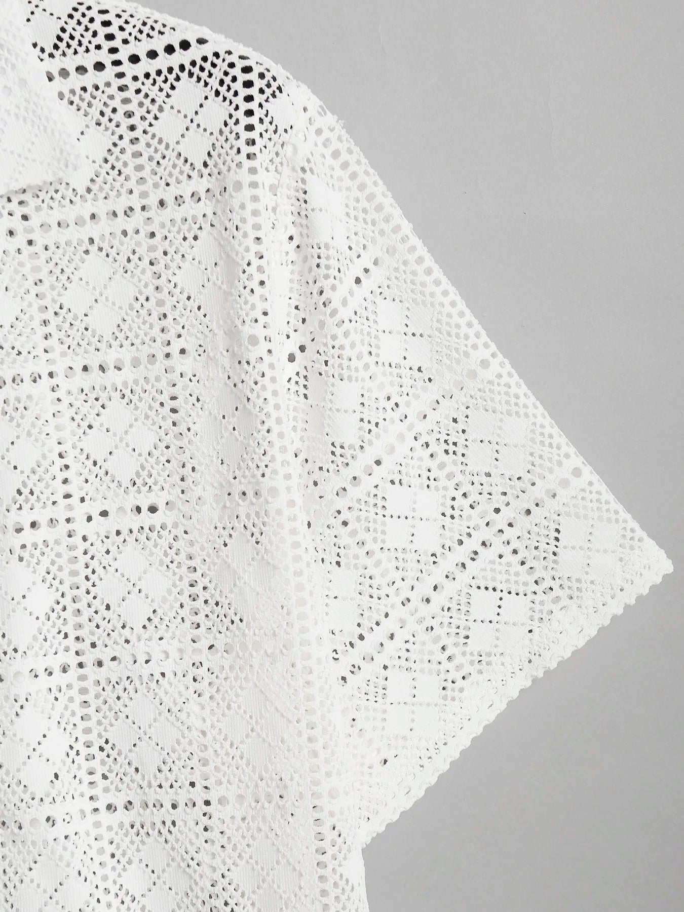 AURORA Diamond Mesh Shirt - Trend Vibes
