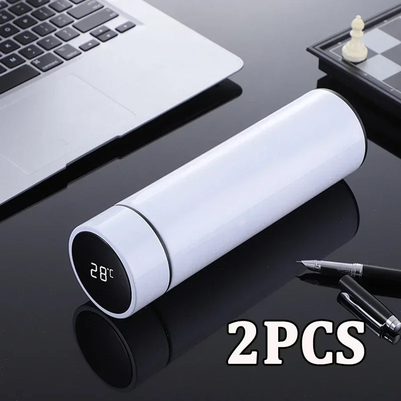 Intelligent Temperature Display Thermal Mug 304 Stainless Steel Thermos Bottle Long-lasting Heat Preservation Cute Water Bottle - Trend Vibes