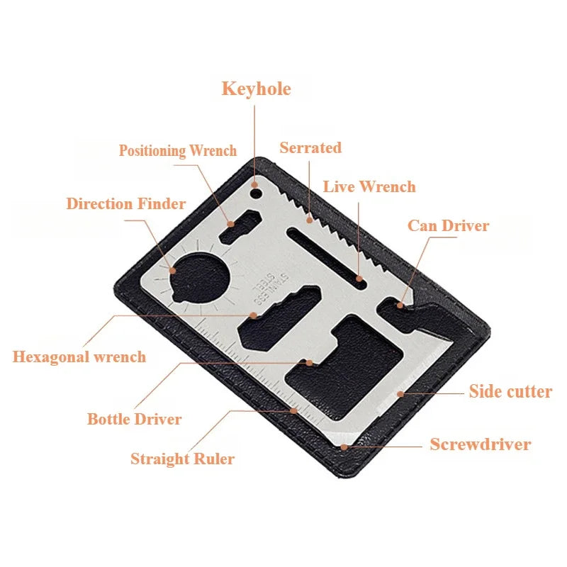 SurvivorCard 11-in-1 Multitool - Trend Vibes