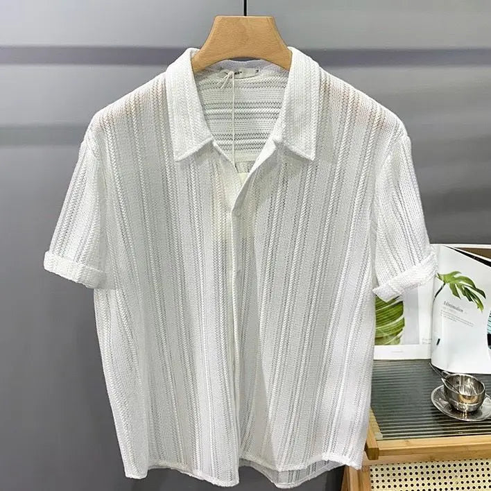 Breeze Knit Summer Shirt - Trend Vibes