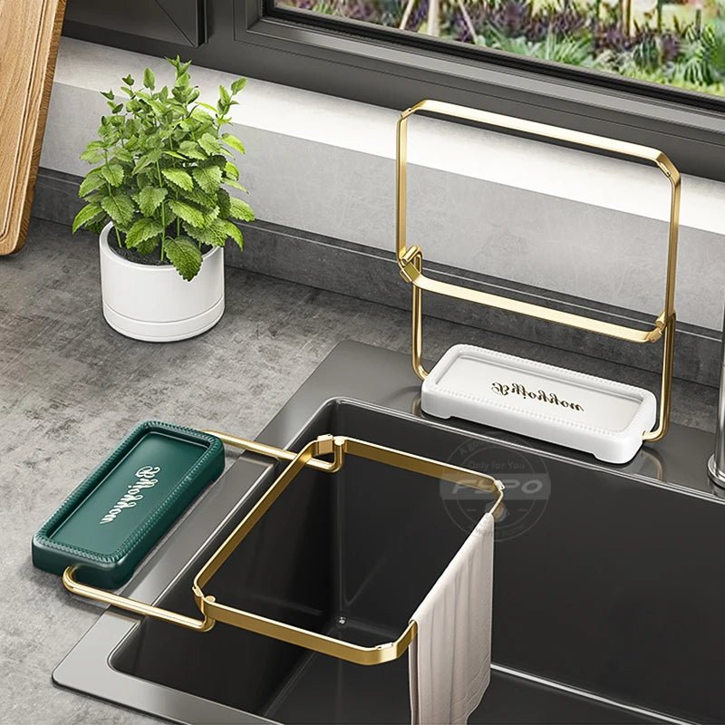 AquaGuard™ Foldable Sink Filter Rack - Trend Vibes - 