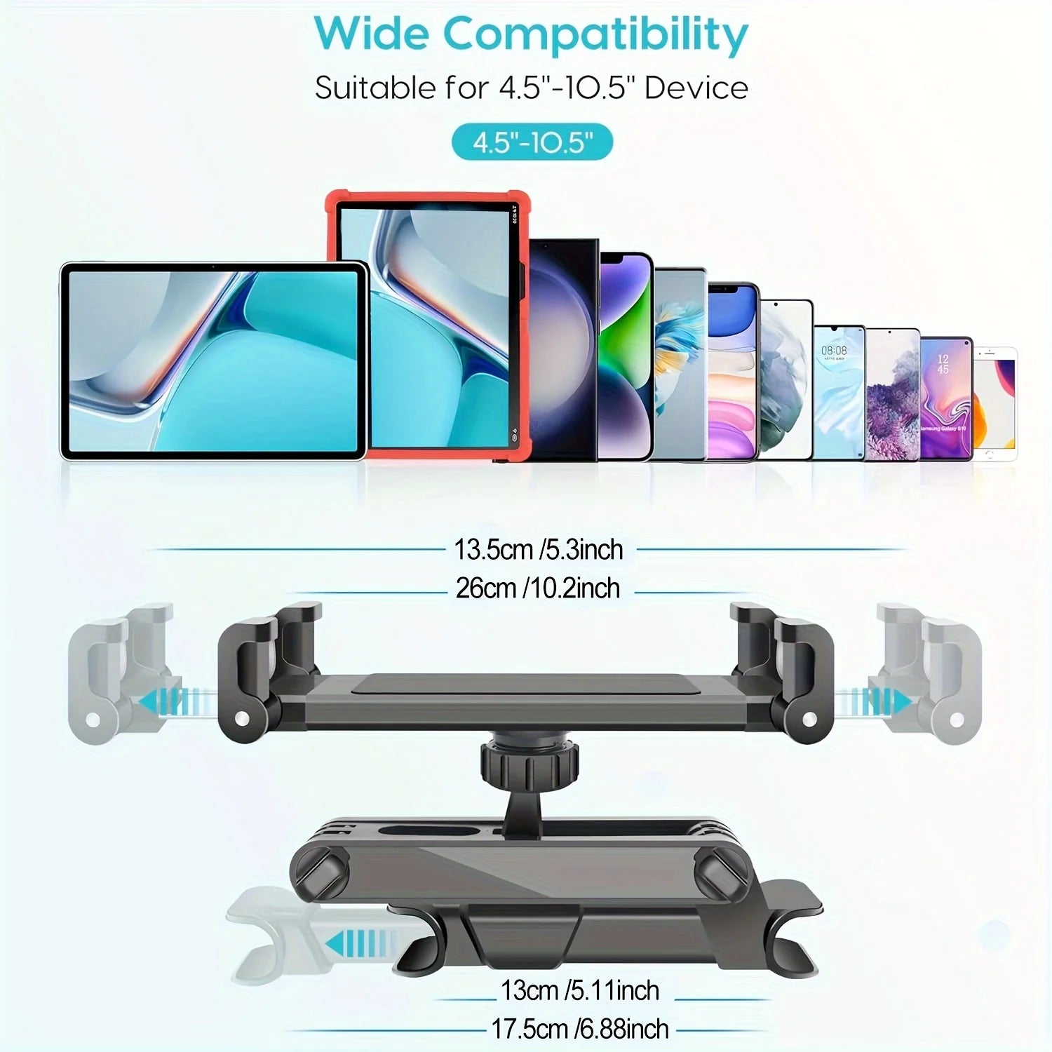 BackSeat Buddy™ Universal Tablet & Phone Headrest Mount - Trend Vibes - 