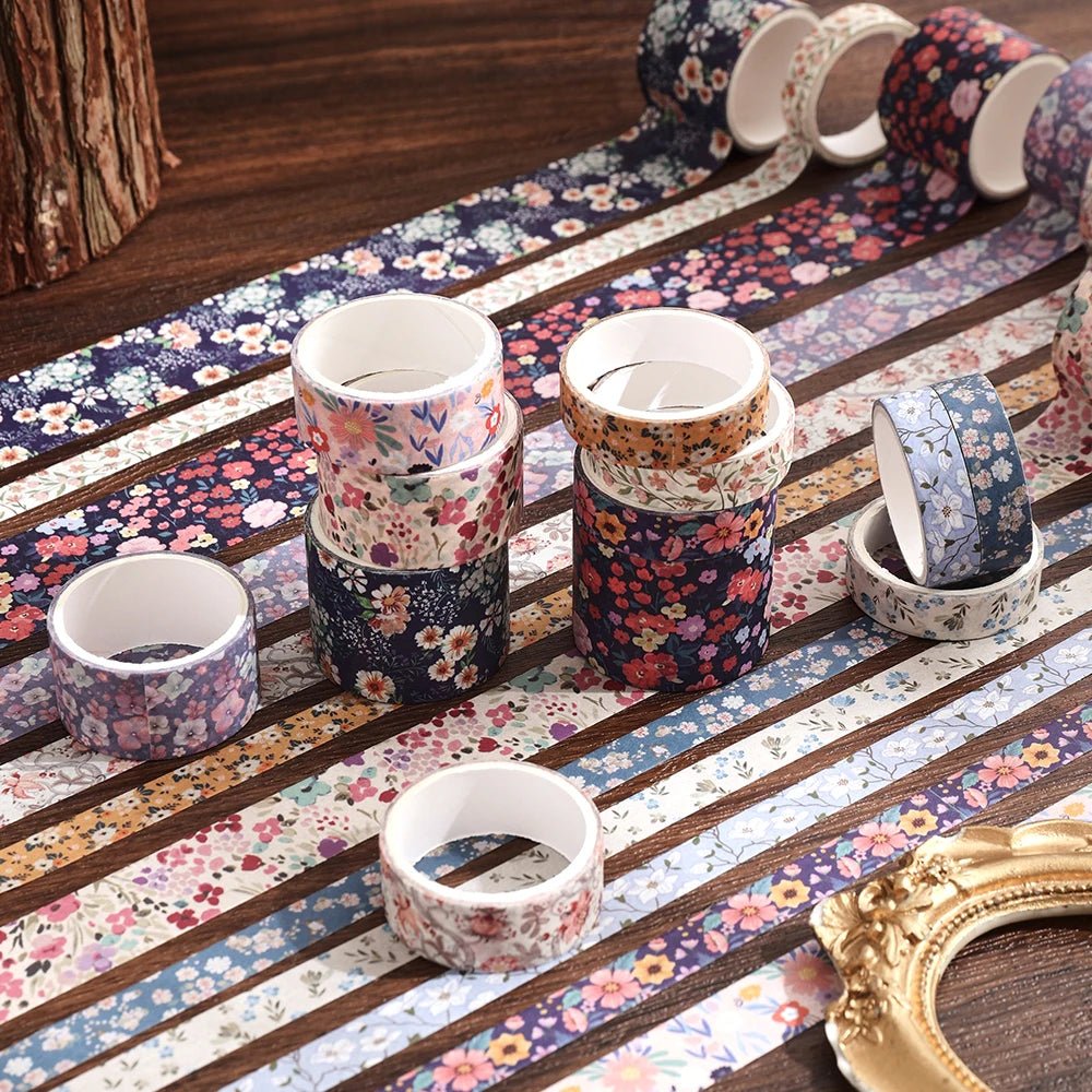 Bloomer™ Vintage Floral Washi Tape Collection - Trend Vibes - 