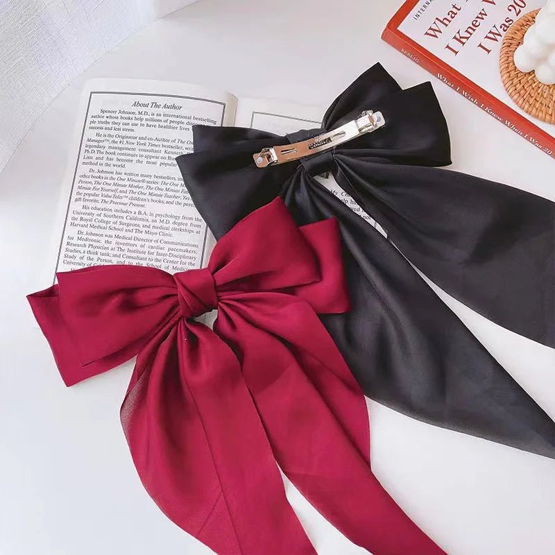 BowBelle™ Luxe Satin Ribbon Clip - Trend Vibes - 