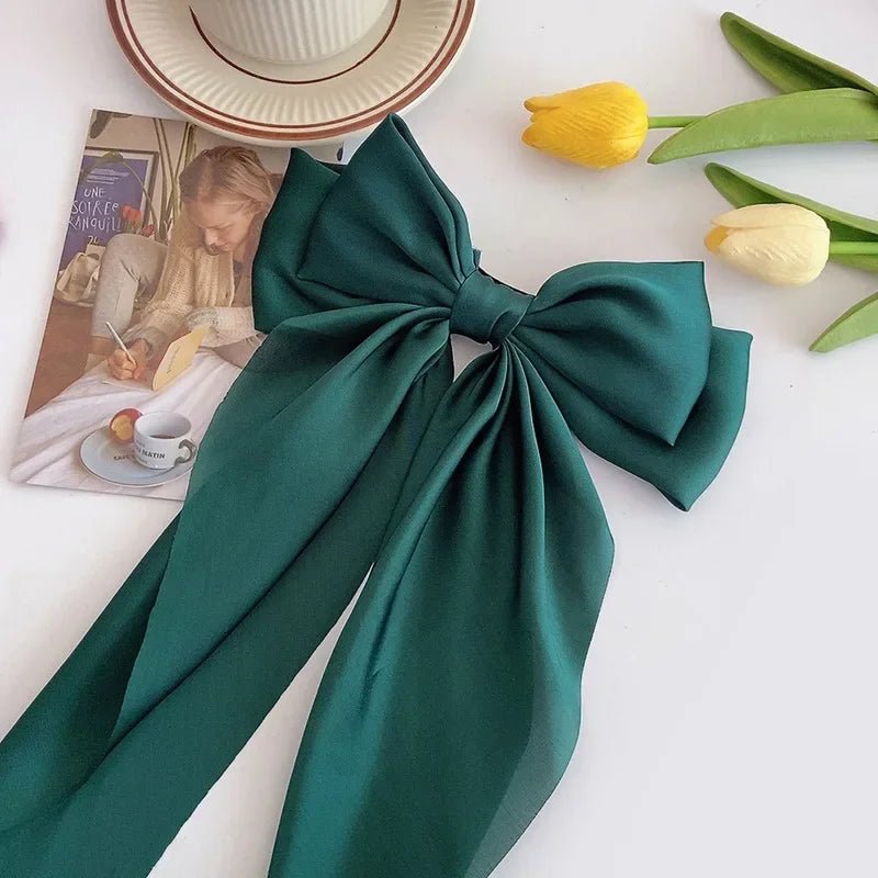 BowBelle™ Luxe Satin Ribbon Clip - Trend Vibes - 