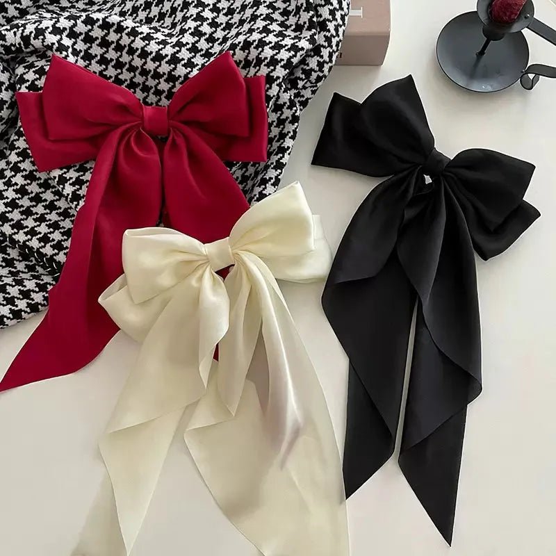 BowBelle™ Luxe Satin Ribbon Clip - Trend Vibes - 