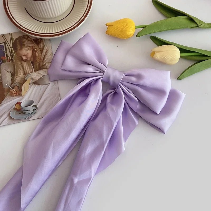 BowBelle™ Luxe Satin Ribbon Clip - Trend Vibes - 