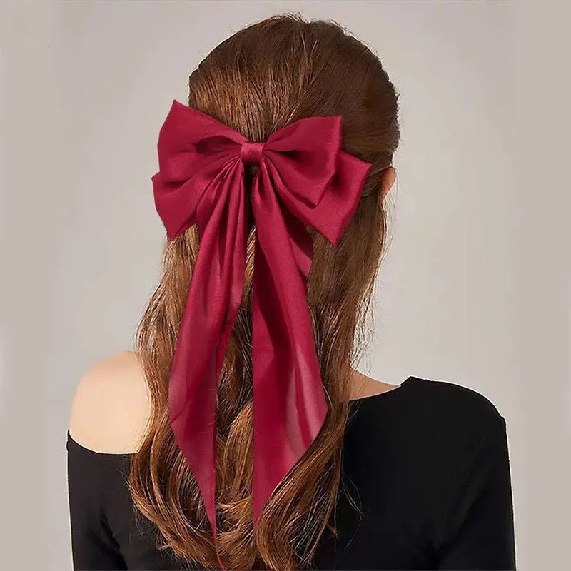 BowBelle™ Luxe Satin Ribbon Clip - Trend Vibes - 
