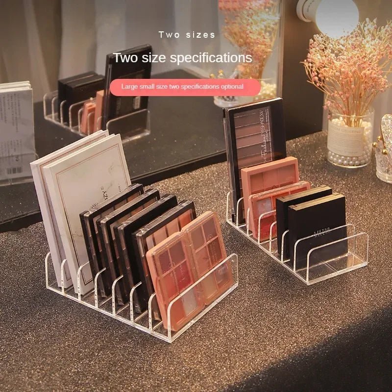 DVD/CD Organizer,Eyeshadow Palette Storage Tray Cosmetics Rack Makeup Tools Compartment Holder Sunglasses Storage Shelf - Trend Vibes - 