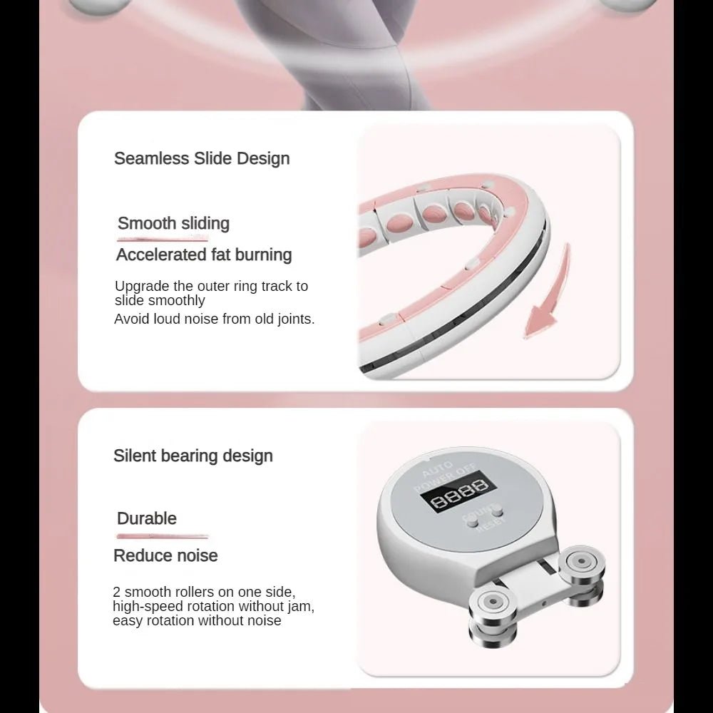 Intelligent Hoola Hoop Equipment Fitness Slim Tummy Concealment Exercise Equipment Weight Loss Fat Burning Exercise Sport Hoops - Trend Vibes - 