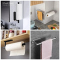 Kitchen Paper Towel Holder Adhesive Tissue Hanger Toilet Roll Paper Dispenser Cabinet Storage Napkin Rack Bathroom Accessories - Trend Vibes - 