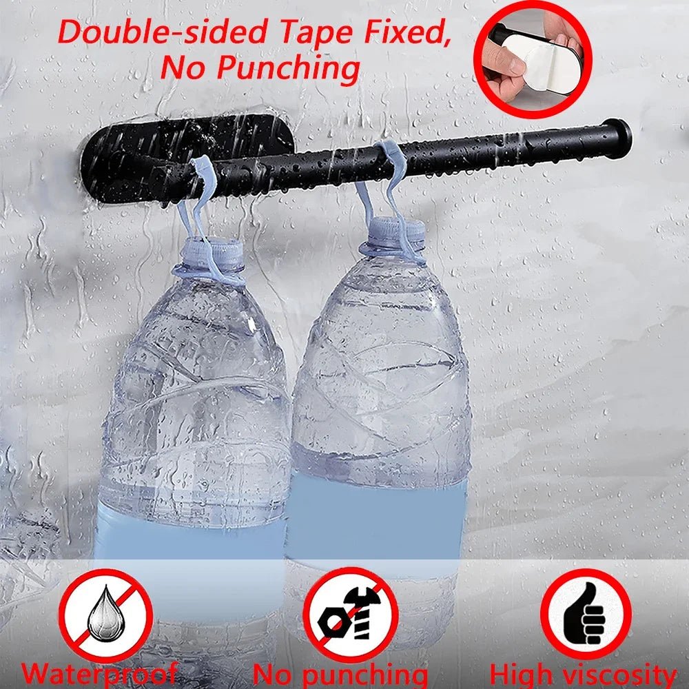 Kitchen Paper Towel Holder Adhesive Tissue Hanger Toilet Roll Paper Dispenser Cabinet Storage Napkin Rack Bathroom Accessories - Trend Vibes - 