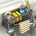 Kitchen Shelf Cleaning Cloth Storage Draining Rack Household Detergent Sponge Rack Water Sink Water Sink Water Sink Artifact - Trend Vibes - 