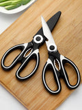 Multifunctional kitchen scissors Household kill fish cut vegetables roast broiler bone scissors Stainless steel scissors - Trend Vibes - 
