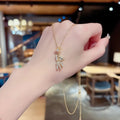 SparkleBear™ Crystal Bear Necklace - Trend Vibes - 