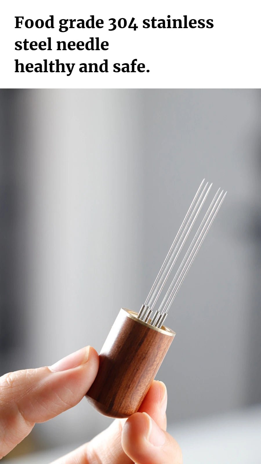 Stainless Steel Coffee Powder Tamper Espresso Powder Stirrer Distributor Leveler WDT Tools Cafe Stirring Barista Accessories - Trend Vibes - 