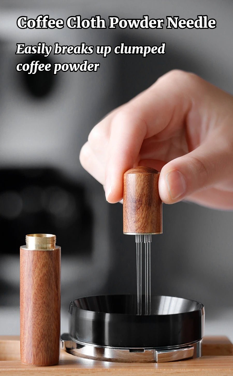 Stainless Steel Coffee Powder Tamper Espresso Powder Stirrer Distributor Leveler WDT Tools Cafe Stirring Barista Accessories - Trend Vibes - 