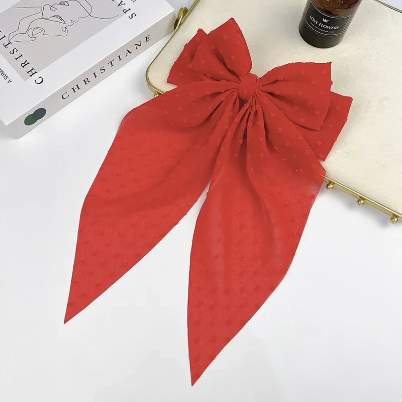 StreamerBow™ Oversized Hair Bow Clip - Trend Vibes - 