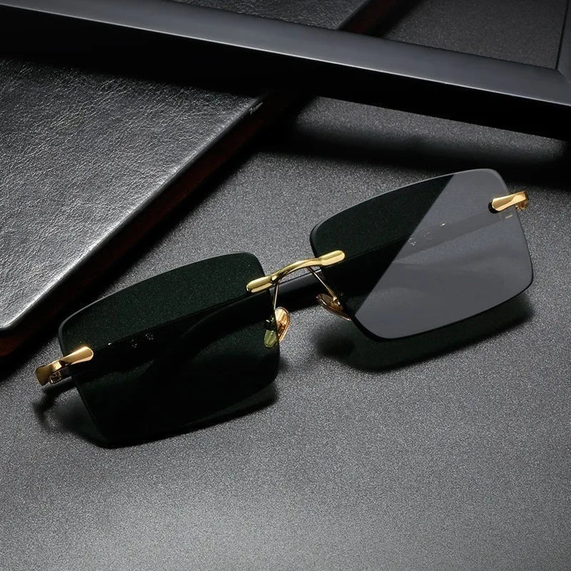 VintageEdge™ Rimless Sunglasses - Trend Vibes - 